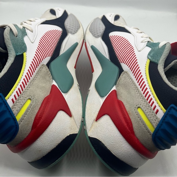 RS-X Jr Parisian White Blue Red 386894-01 Size 7C Youth - Picture 6 of 13